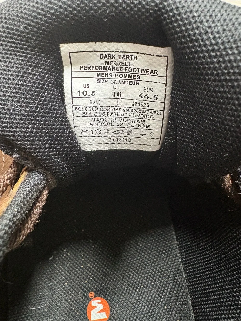 Merrell Moab Adventure Brown Leather Lace-Up Hiking Sneakers
